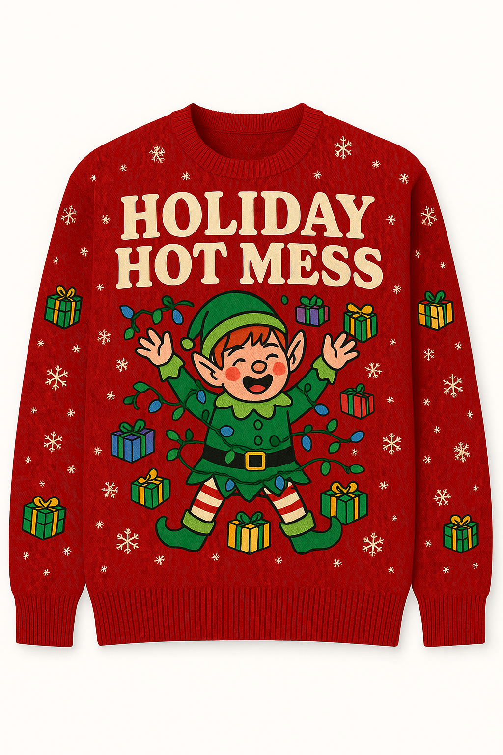 Holiday Hot Mess – Elf Tangled in Lights Sweater and MUCH MORE!!